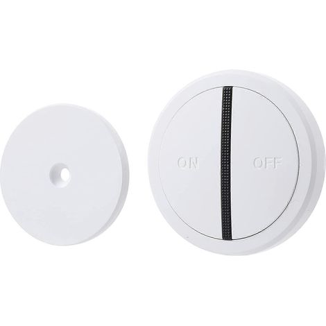 Kit interrupteur et récepteur à distance Mengshen Mini relais portable sans fil ON/OFF Sans câblage ni Wi-Fi requis Luminaire pour lampes LED, ventilateurs 100 (1/5)