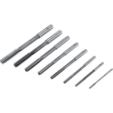 Jeu de 8 alésoirs à mandrin HSS, outils de fraisage, queue droite de 3/4/5/6/7/8/9/10 mm (1/5)