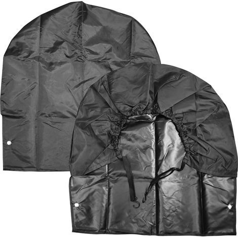 Lot de 2 housses de roue de caravane pour pneus de 27-29 pouces - Housse de protection de roue étanche pour camping-car, caravane, remorque, voiture (1/5)