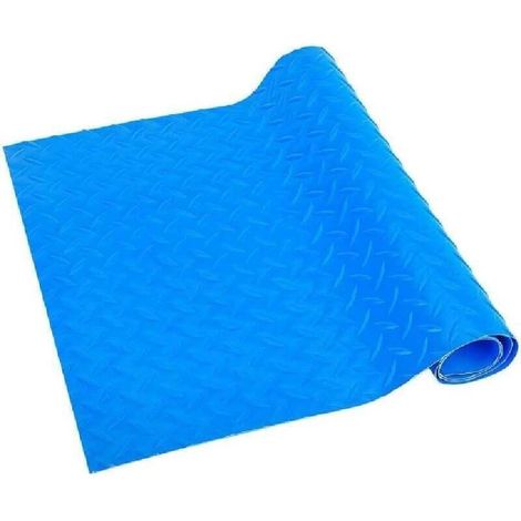 Anti-slip mat, blue, anti-slip texture, pool ladder mat, 90x23cm/35.4x9.1 inches, anti-slip safety mat for pool stairs, pool ladder protection (1/4)