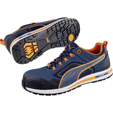 PUMA Crosstwist Low 643100-45 Scarpe di sicurezza S3 Taglia delle scarpe (EU): 45 Blu, Arancione 1 pz.