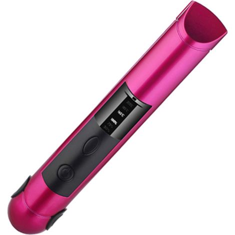 Lisseur Boucleur - 3 Températures Réglables 165 185 205 °C - Écran LED - Pour Cheveux Courts et Longs - 19,8 cm - 270 g (1/4)