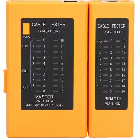 Testeur de câble réseau RJ45 multifonction, outil de diagnostic longue distance HD pour inspection (1/5)