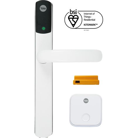 Serrure de porte intelligente, accès à distance, aucune clé nécessaire, fonctionne avec assistant vocal (1/5)