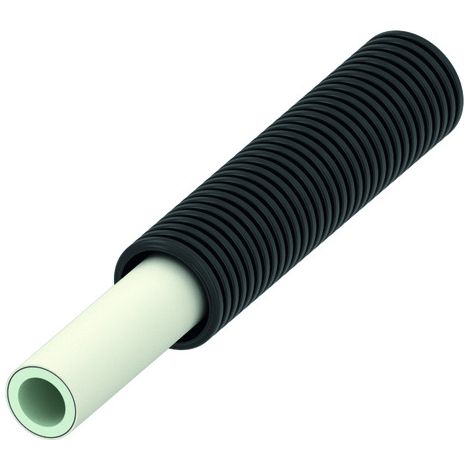TECElogo Mehrschichtverbundrohr, im Wellenschutzrohr, schwarz, (1/2)