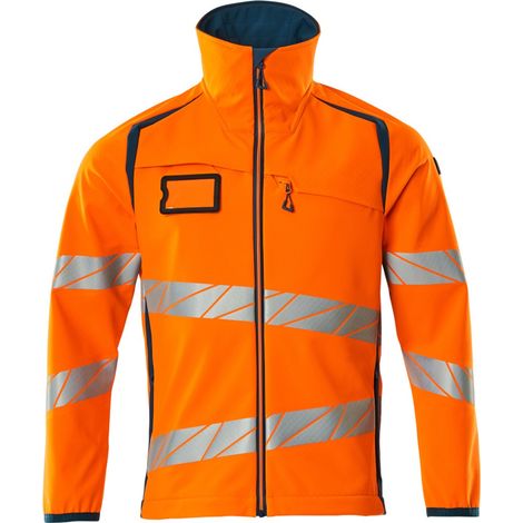 Mascot ACCELERATE SAFE Softshelljacke 19002-143-1444 Gr. 4XL hi-vis orange/dunkelpetroleum