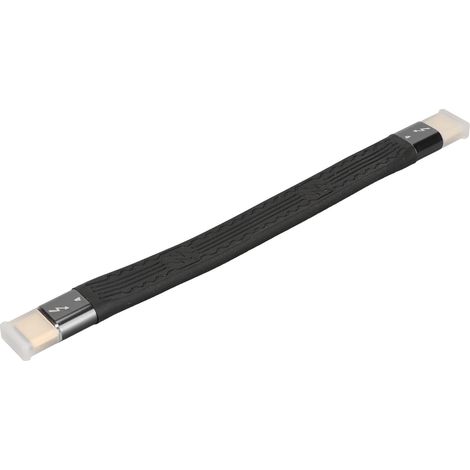 Câble court flexible PD100W à charge rapide FPC 40 Gbit/s, double connecteur mâle Type-C Thunderbolt 4, câble de projection 8K à 60 Hz (1/5)
