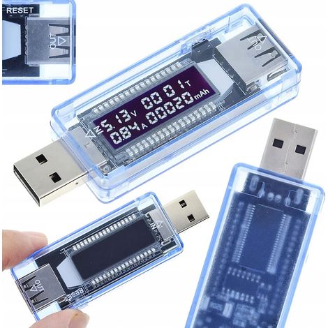 Voltmetro - Amperometro Tester USB KEWEISI KWS-V20 Voltmetro - Amperometro Tester USB KEWEISI KWS-V20