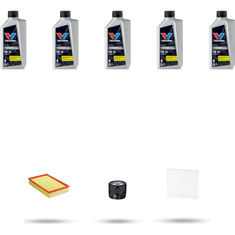 Kit tagliando 3 FILTRI e 5L OLIO compatibile con Seat Leon III 1.5 TSI 110kw Dal 2018 (1/5)