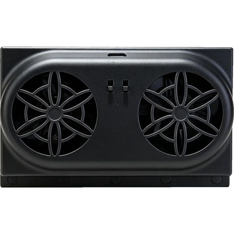 Ventilateur Solaire d'Extraction pour Voiture Soufflant USB (1/5)