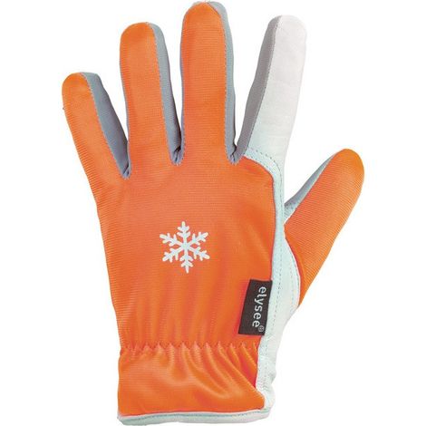 Gants GROEDEN taille 10 orange/gris argenté EN 388/EN 511 PSA II ELYSEE (Par 12)