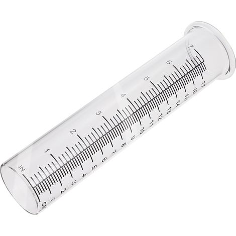 Pluviomètre Extérieur en Verre Borosilicaté, Tube pour Pluviomètre Précis Graduation, pour Mesure Pluie Quotidienne (1/5)