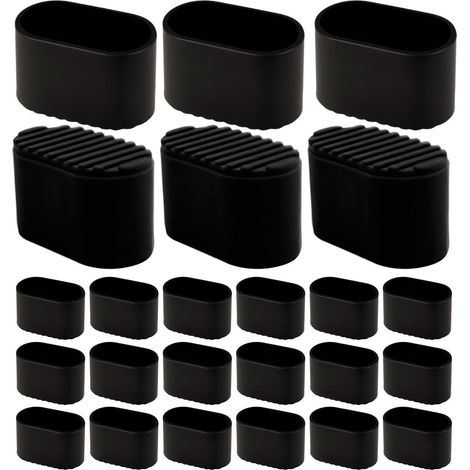 Protège-Pieds de Chaise Lot de 24 Pièces Pieds Meubles Protecteurs Pieds canapé Convient pour Maison, Bureau, École, Patio, Appartement, Dortoir, Table, Lit, Chaise, Armoire (1/5)