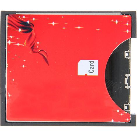 Compact Flash Speicherkartenleser-Adapter, kompatibel mit dem UDMA-Modus, geeignet für SDHC- und SDXC-Karten, Hochgeschwindigkeits-Datenübertragung, kompatibel mit Digitalkameras, Windows- und Mac OS-