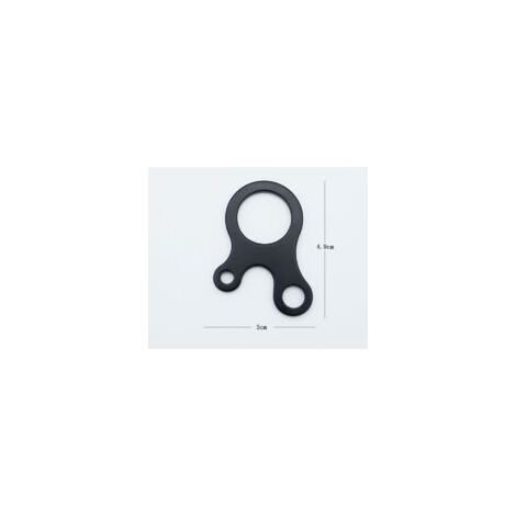 16 Stück Seilspanner aus Aluminiumlegierung, Dreiloch-Seilspanner, Zeltseilschlaufenversteller, leicht, für Zelte, Planen, Wandern, Camping - Crezuo (1/3)