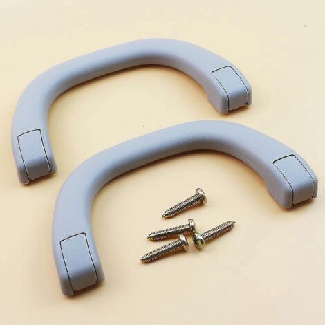 Poignées de porte intérieures pour montants A (gauche et droite) compatibles avec Mitsubishi Pajero, Shogun et Montero V31, V32, V33, V73 et V77 (1991-2006). (1/5)