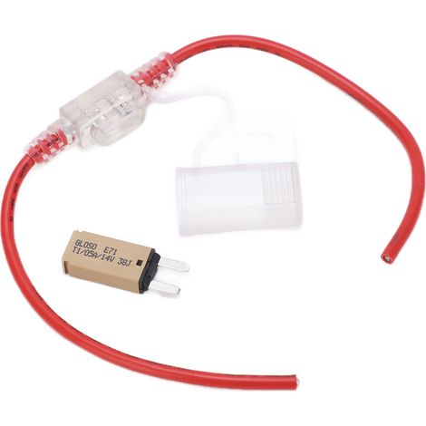 12V 5A Sicherungshalter mit automatischer Rückstellung, 31,5 cm, wasserdicht, 12AWG TPE+PVC-Kabelschutz für Wohnmobil, Yacht, LKW (1/5)