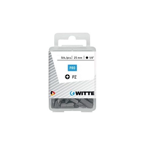 Juego de puntas WITTE Pozidriv PZ1 25 Unidades 25 Piezas (1/2)