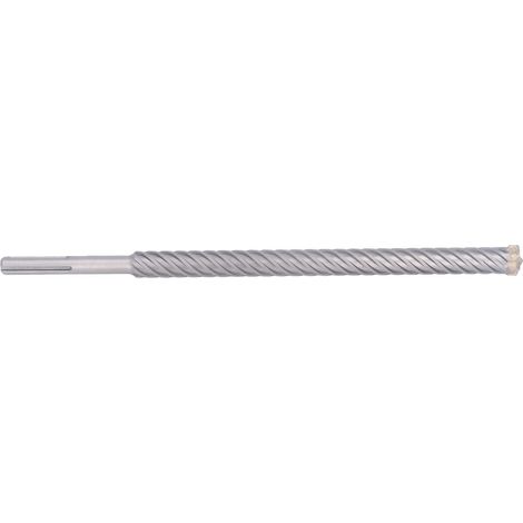 Bohrhammer-Schlagbohrer mit Hartmetallspitze, 6 Schneiden, für Ziegel, Stein und Beton (1/5)
