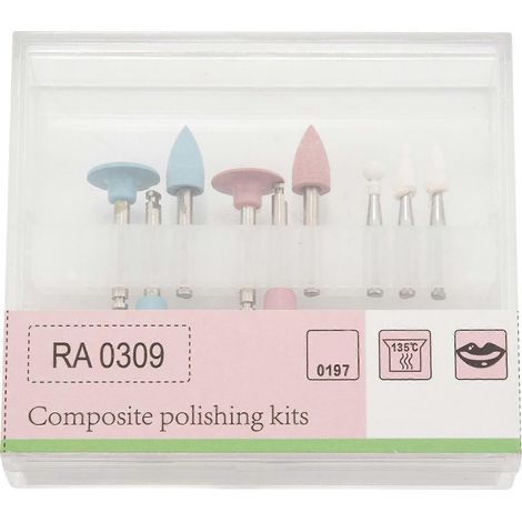 Kit de polissage dentaire composite pour pièce à main basse vitesse Ra0309 (1/5)