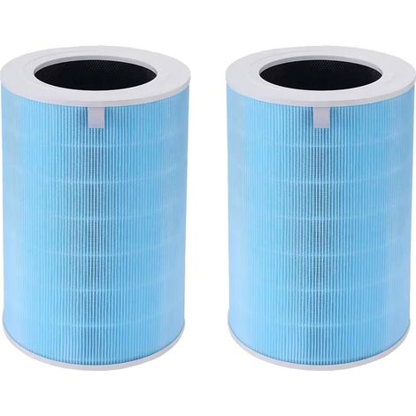 2x Trade-Shop Ersatz-Filter 3-stufig (Vorfilter, Aktivkohlefilter, HEPA H13) mit Chip für Xiaomi Mi Air Purifier Pro H Luftreiniger ersetzt M7R-FLH-GL