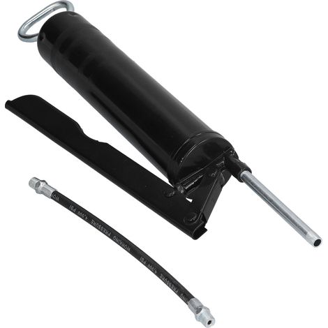 Pistolet à graisse manuel 400cc avec poignée pistolet, outil de lubrification à levier pour transmission, pression 4500PSI, kit complet. (1/5)