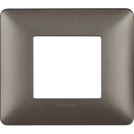 Placca Matix Bticino 2p iron