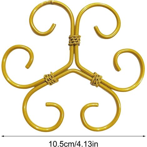 Supporto metallico riutilizzabile per piante rampicanti, stabilizzatore 10,5 x 10,5 cm, accessorio ideale per interni ed esterni - ALTRO (1/4)