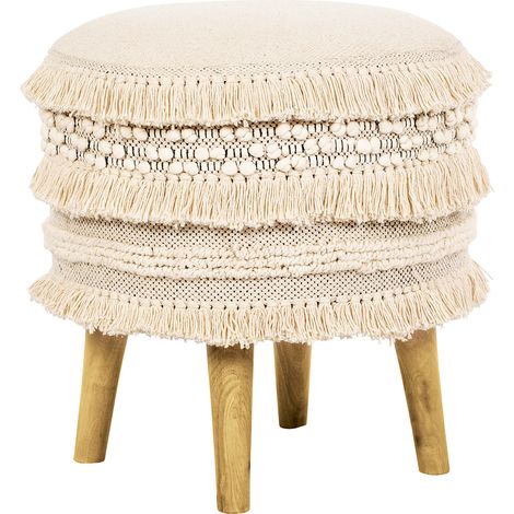 Sgabello Pouf Rotondo - Stile Boho Bali - Jenny Bianco