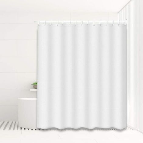 Rideau De Douche - Polyester 100 - Antimoisissure - Pour Cabine Ou Baignoire - 100 X 200 Cm (1/5)