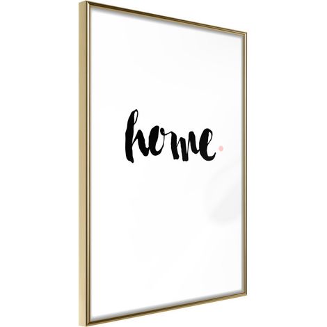 Affiche Murale Encadrée "Your Own Place" 30 x 42 cm Or