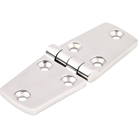 ACOGEDO Prime 316 Hornière de Porte Marine en Acier Inoxydable avec Finition de Polissage Miroir pour Halte de la Cabine de Bateau 76x38 Mm - Charnière de Porte à Chasse d'eau pour (102 38). (1/5)