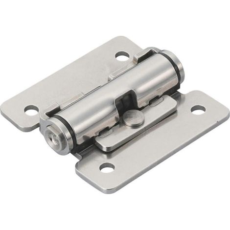Charnière pivotante en acier inoxydable à couple HFK01-50 avec amortissement par friction, butée libre et positionnement précis pour quincaillerie de porte (1/4)