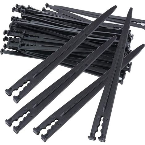 50er-Pack Gartenschlauchhalter für Bewässerungsschläuche, Gartenwasserschlauch-Befestigungsankerhalterung, Zubehör für 4/7 oder 3/5 Gartenschläuche