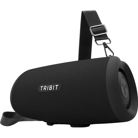 Altoparlante Bluetooth portatile, qualità audio 80W, design impermeabile, nero (1/2)
