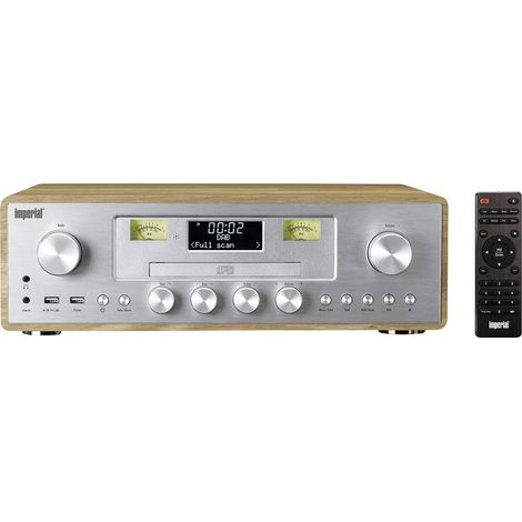 Imperial DABMAN 280CD Radio da tavolo DAB+, FM DAB+, CD, Bluetooth, USB Argento