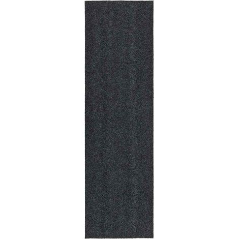 vidaXL Tappeto Corsia Acchiappa Polvere 100x350 cm Antracite