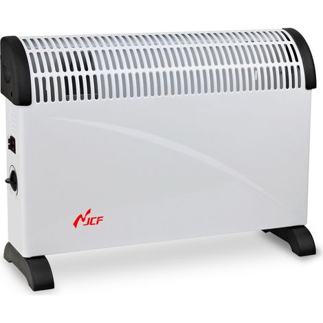 CH-2000A Calefactor eléctrico JCF 2000 Watt tres niveles de potencia Blanco (1/5)