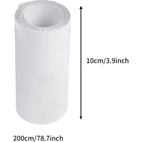 Ruban antidérapant pour escaliers, échelles, intérieur, extérieur, 10 cm x 200 cm, noir (1/4)