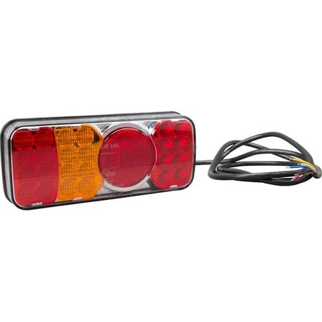 Feu arrière LED rectangle gauche câblé UNIVERSEL LA40035 (1/5)