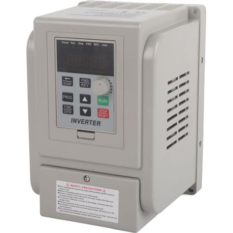 Onduleur d'Entraînement 220 V, Contrôleur de Vitesse VFD à Entraînement à Fréquence Variable pour Moteur à Courant Alternatif Monophasé de 1,5 KW (1/5)