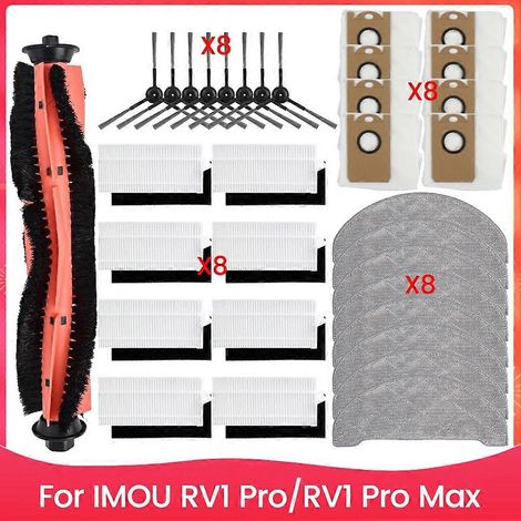 Kit d'accessoires pour RV1 Pro/RV1 Pro Max : brosse, sac à poussière, filtre HEPA, chiffons de nettoyage ménager (1/5)