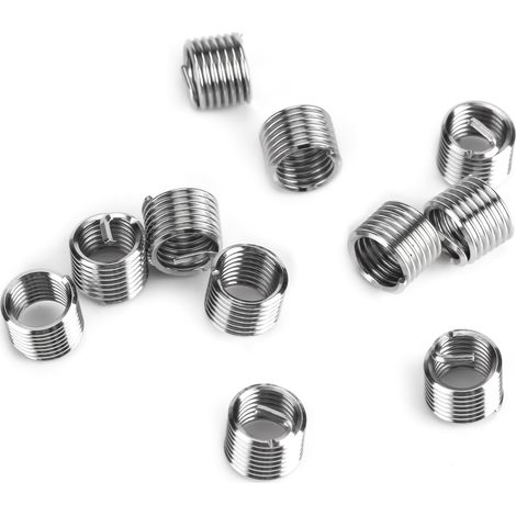 Kit de 30 inserts de réparation de filetage M8, outil à main compatible pour réparation automobile (M8) (1/2)
