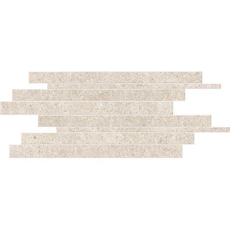 Parement carrelage effet Pierre Calcaire Blanc Craie 60x30x0,9 cm Domella (vendu par carton de 0,72 m²) - RO'MA CARRELAGE