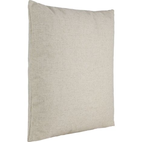 EGLO LIVING Kissen Iles, Couch Zierkissen Basic, Dekokissen aus Polyester und Leinen in Beige meliert, Kissenbezug mit Inlett, Sofakissen 50x50 cm (1/5)