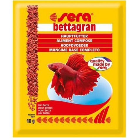 Sera Bettagran Nature - Granulado Fino para Bettas - 44 g
