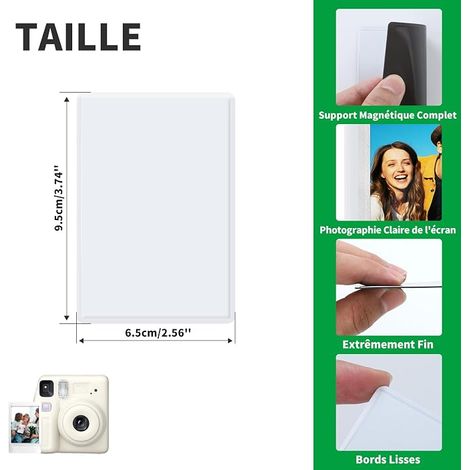 Cadres Photo Magnétique Frigo pour Instax Mini (1/4)