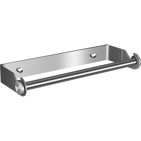 Support pour Porte Papier Cuisine Essuie Tout en Acier Inoxydable Derouleur Essuie Tout Distributeur Sopalin Dérouleur Essuie Tout Porte Rouleau de Cuisine Mural pour 27CM (1/4)