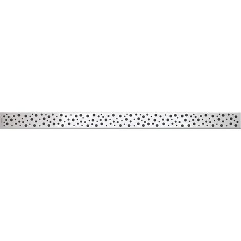 Griglia in acciaio inox lucidato per drenaggio lineare, classe K3, 300 kg (1/2)