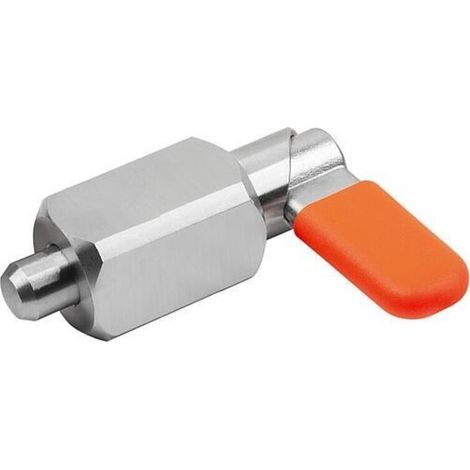 KIPP Sperrriegel Vierkant Gr.1 Ø 5mm Form H mit Kappe Edelstahl blank (1/3)